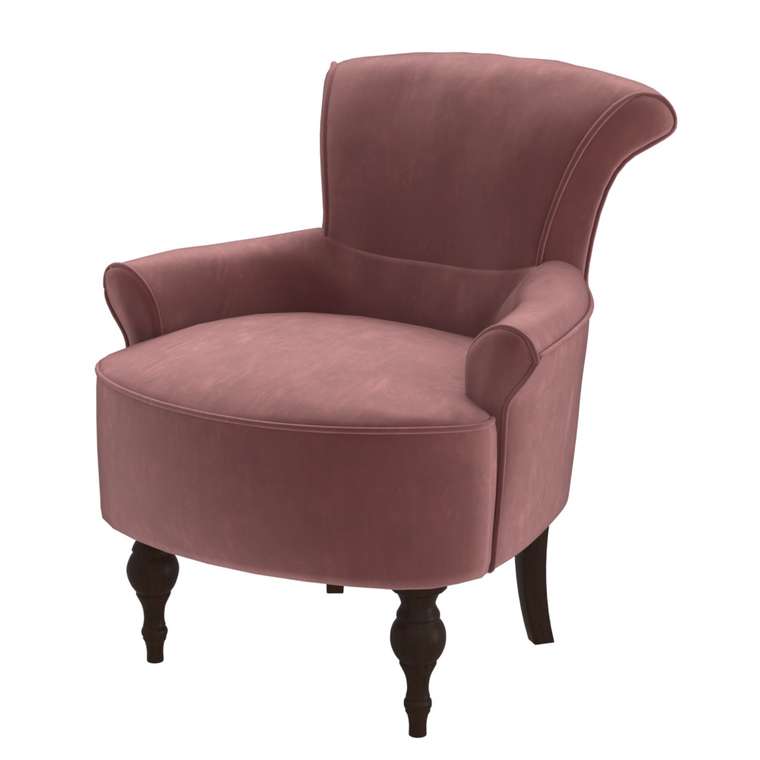 Кресло Azalea бордового цвета