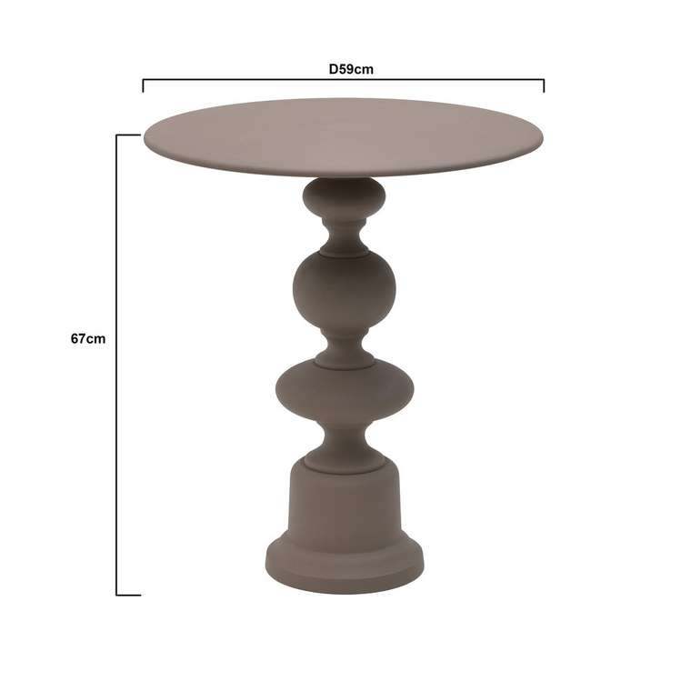 Кофейный столик коричневого цвета 