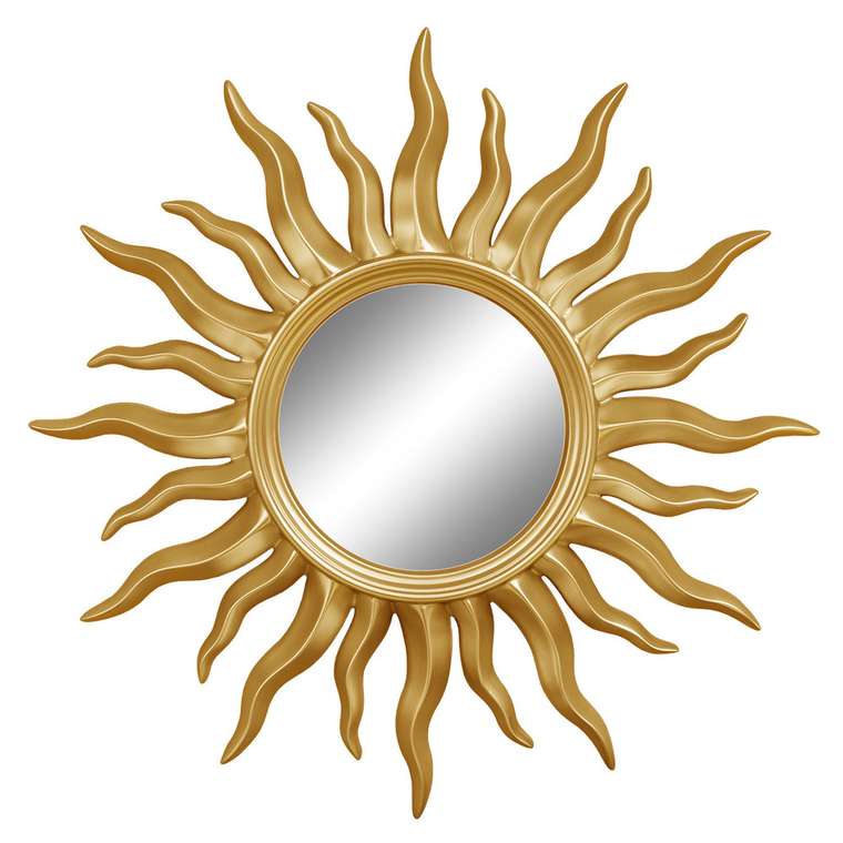 Настенное зеркало Руна Золото металлик (S)