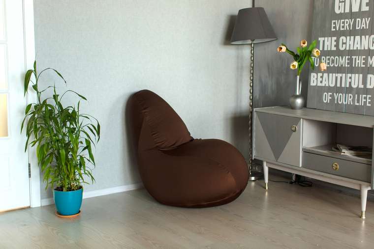 Кресло Flexy коричневого цвета