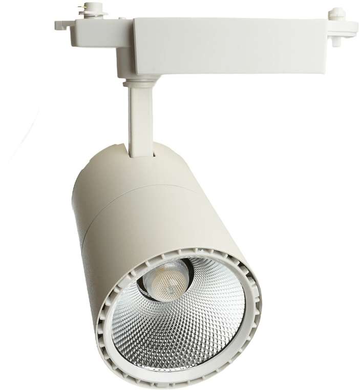 Трековый светодиодный светильник однофазный 40W 220V Feron AL103 48943