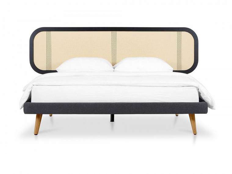 Кровать Male 160х200 серо-бежевого цвета
