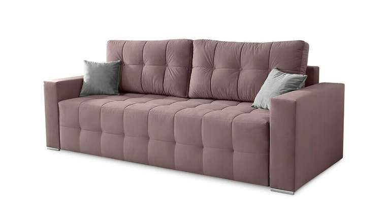 Диван-кровать Денвер Лайт темно-розового цвета
