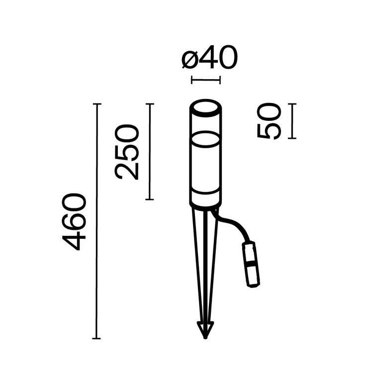 Ландшафтный светильник Outdoor O437FL-01GF1 Glide Outdoor