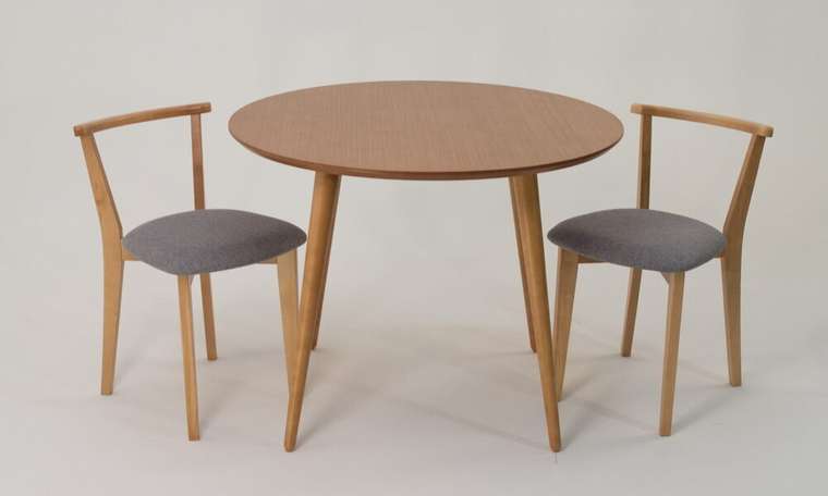 Обеденная группа Монте D100 серо-коричневого цвета