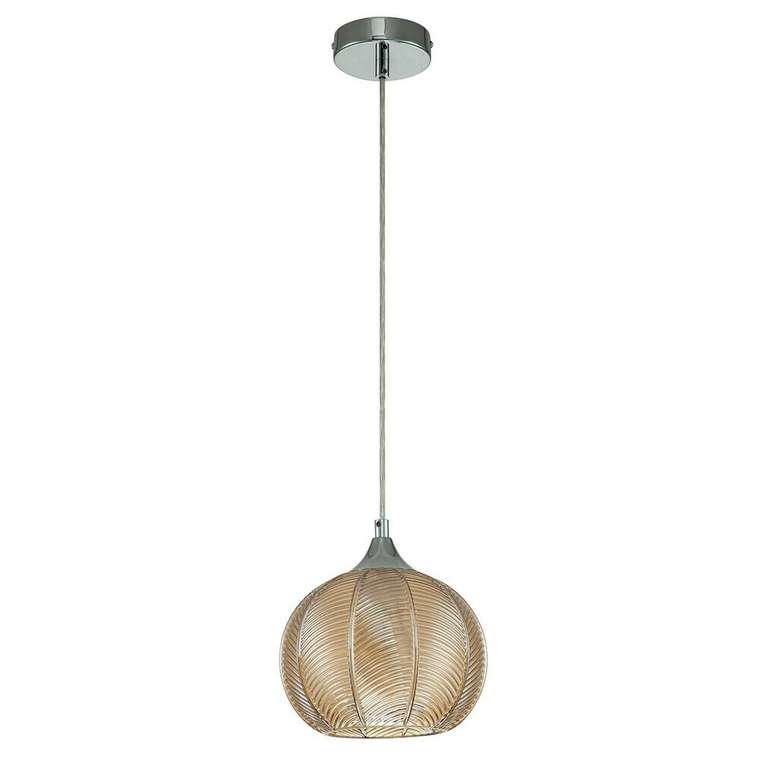 Подвесной светильник Pion 10194/1S Amber (стекло, цвет янтарный)