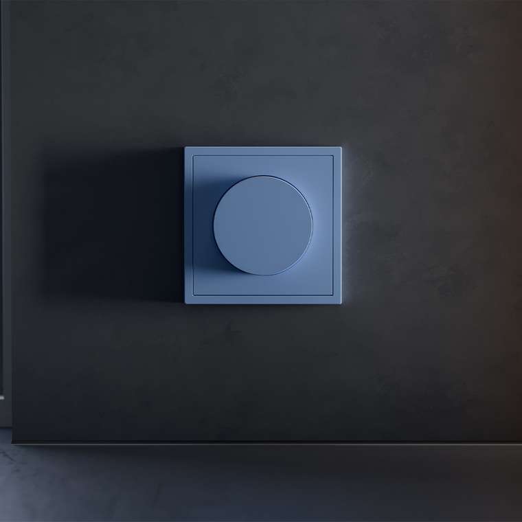 Накладка для светорегулятора поворотно-нажимного, S70 (деним)