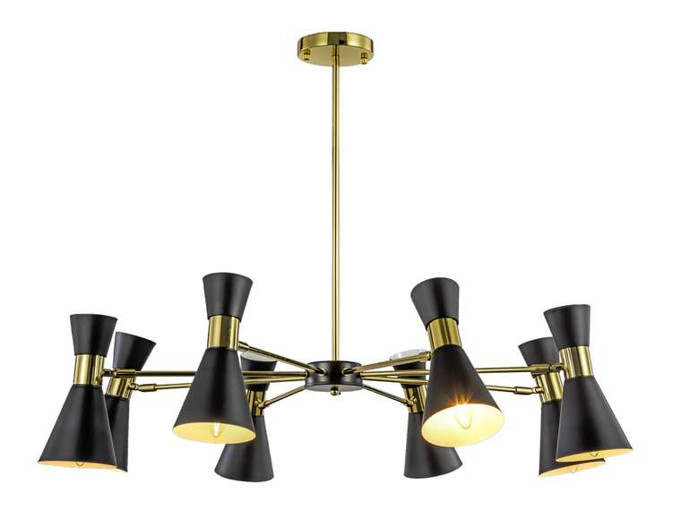 Люстра Elisium 8 Black