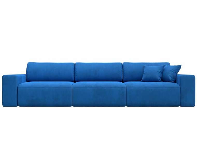 Диван-кровать Лига 036 Классик Лонг темно-голубого цвета