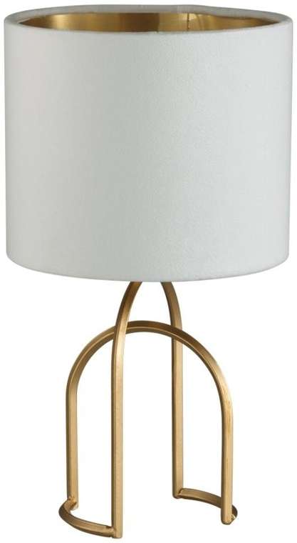 Настольная лампа Lumion Stacy 5660/1T MODERNI LN23 122 матовое золото, белый E14 40W 220V