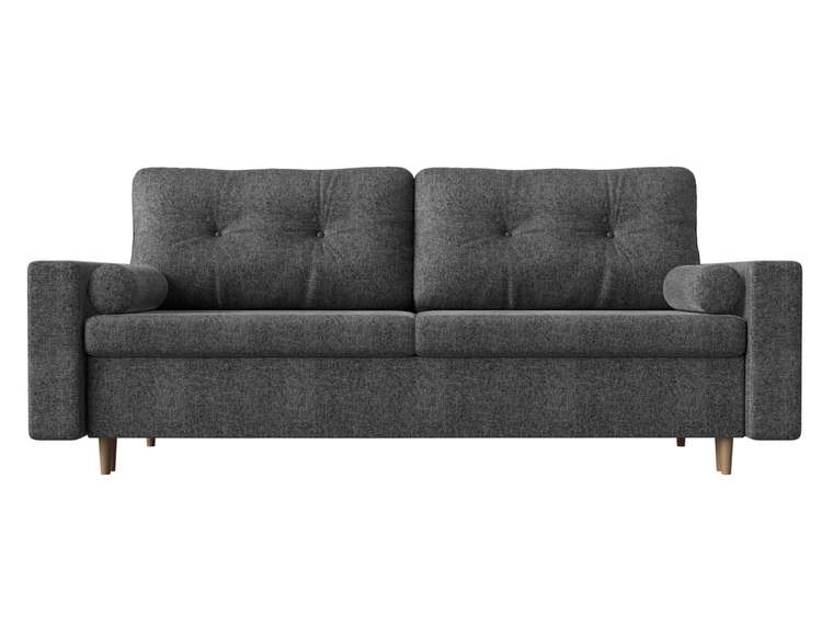 Прямой диван-кровать Белфаст серого цвета (тик-так)