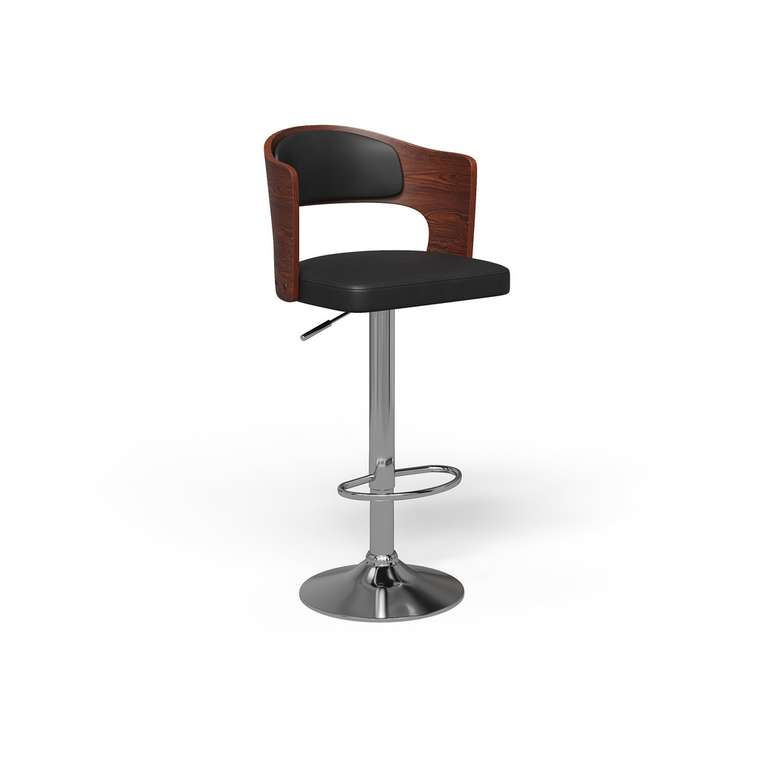 Стул барный Alabaster черного цвета