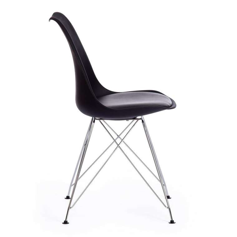 Стул Tulip Iron Chair черного цвета