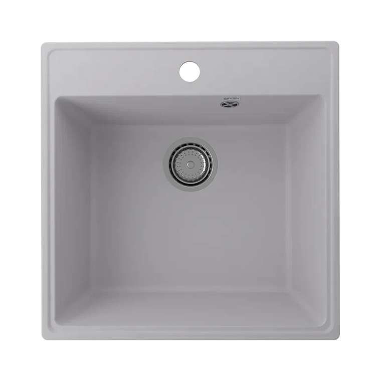 Кухонная мойка Ulgran Quartz Forte 505-04, платина