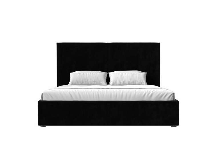 Кровать Аура 180х200 черного цвета с подъемным механизмом