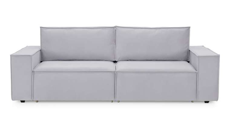 Прямой диван-кровать Софт 2 светло-сиреневого цвета