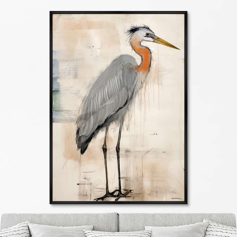 Репродукция картины Herons, No 1, 2024г.
