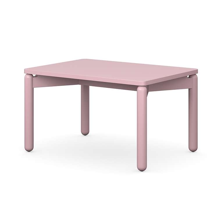 Журнальный стол Saga розового цвета