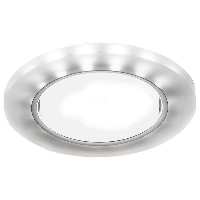 Встраиваемый светильник GX53 LED G214 CH/WH (стекло, цвет белый)