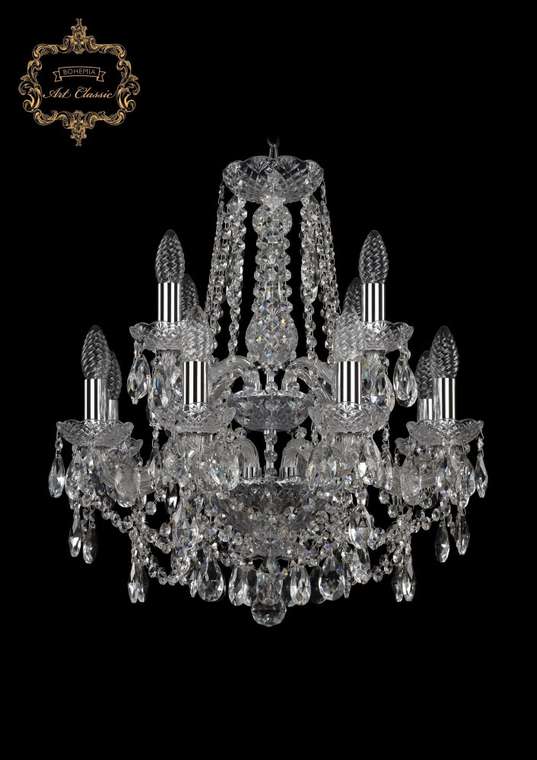 Хрустальная подвесная люстра Art Classic 45962 11.25.8+4.165.2d.Cr.Sp подсвечник