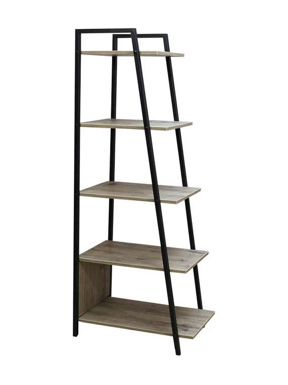 Стеллаж Горка бежево-черного цвета