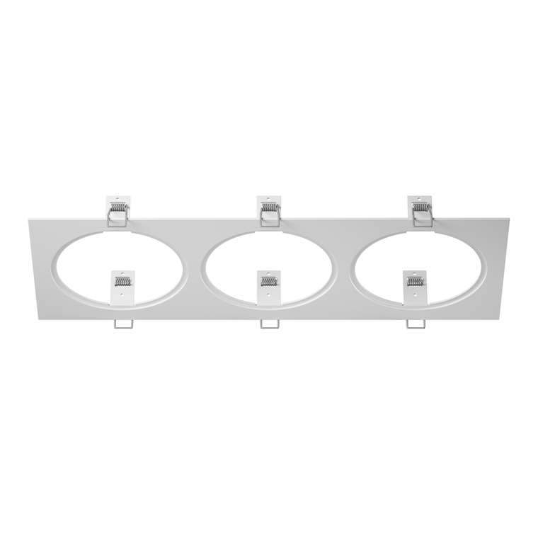 Рамка INTERO 111 Triple QUADRO БЕЛЫЙ