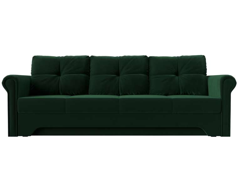 Прямой диван-кровать Европа зеленого цвета