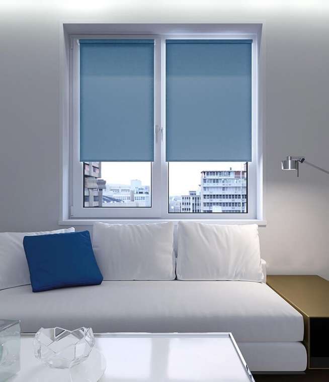 Мини Ролета Декор 47х175 деним