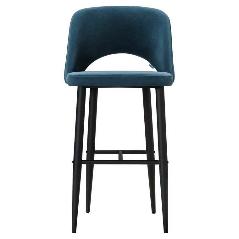 Барный стул Lars темно-синего цвета