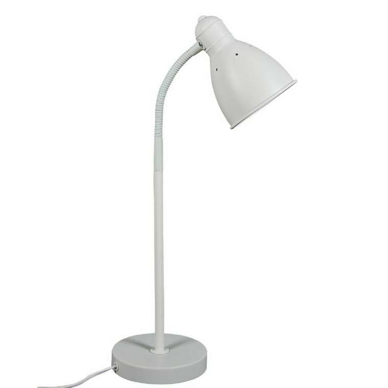 Настольная лампа UML-B701 E27 WHITE (металл, цвет белый)
