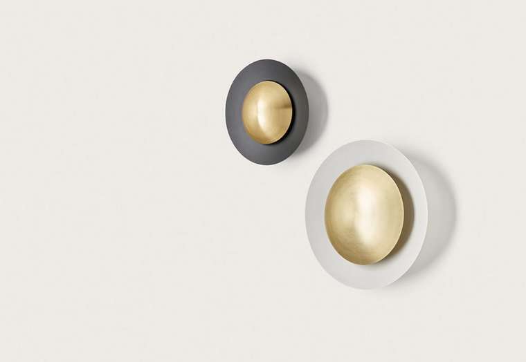 Бра Coss 60 бело-латунного цвета 