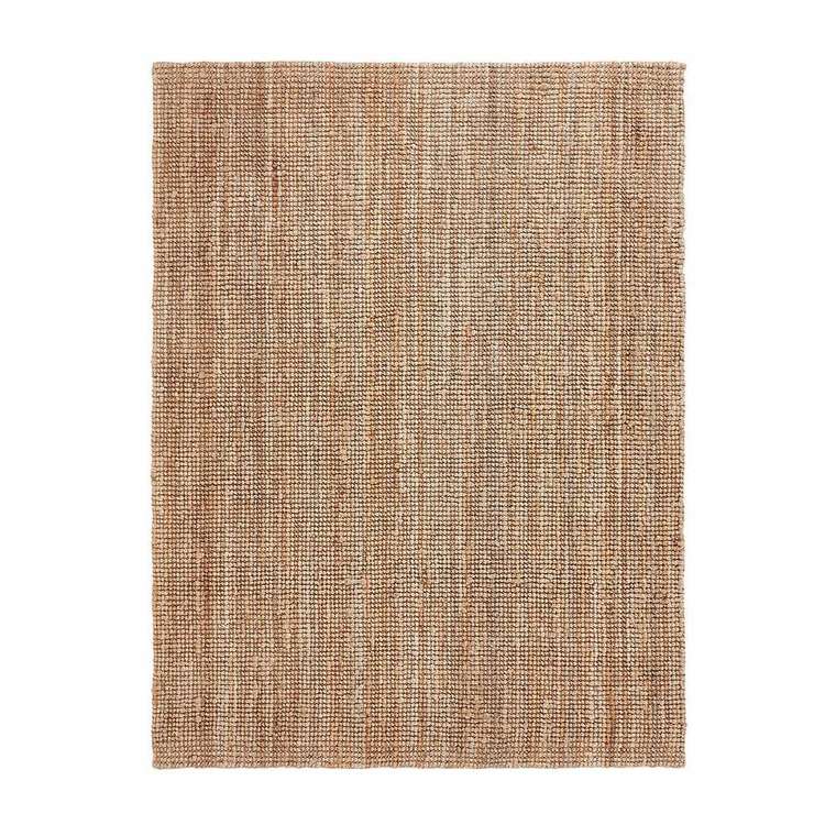 Ковер из джута Aftas 120x170 бежевого цвета