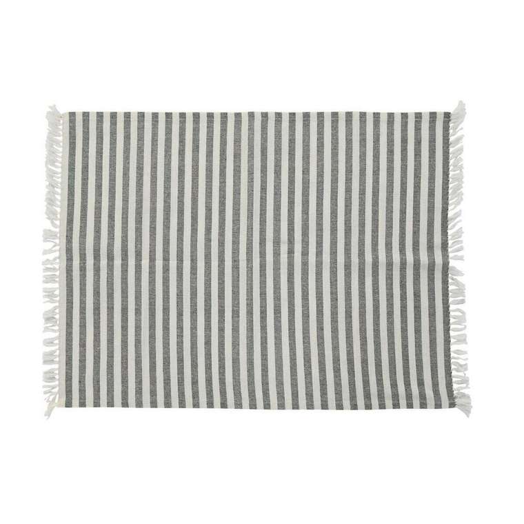 Фартук с карманом DKD Home Decor 70 x 1 x 85 см Серый Хлопок Белый Зеленый
