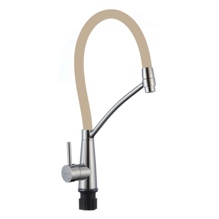 Смеситель для кухни Fmark FS8255A-12 хром с гибким изливом