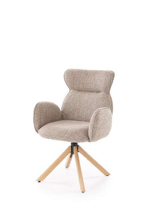 Стул вращающейся K585 темно-бежевого цвета