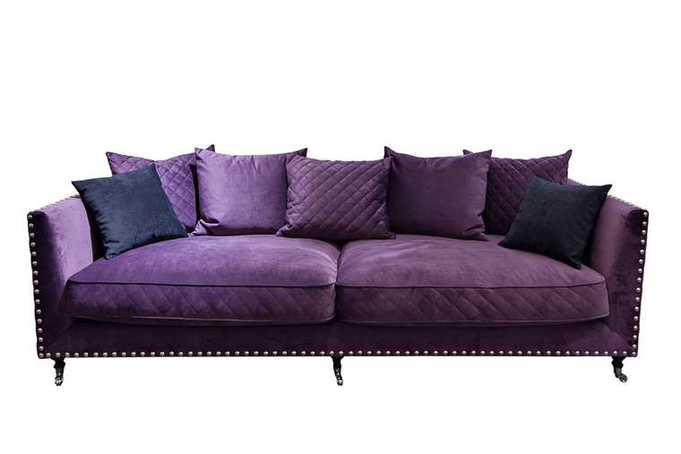 Диван трехместный Aristocrat Lux фиолетового цвета