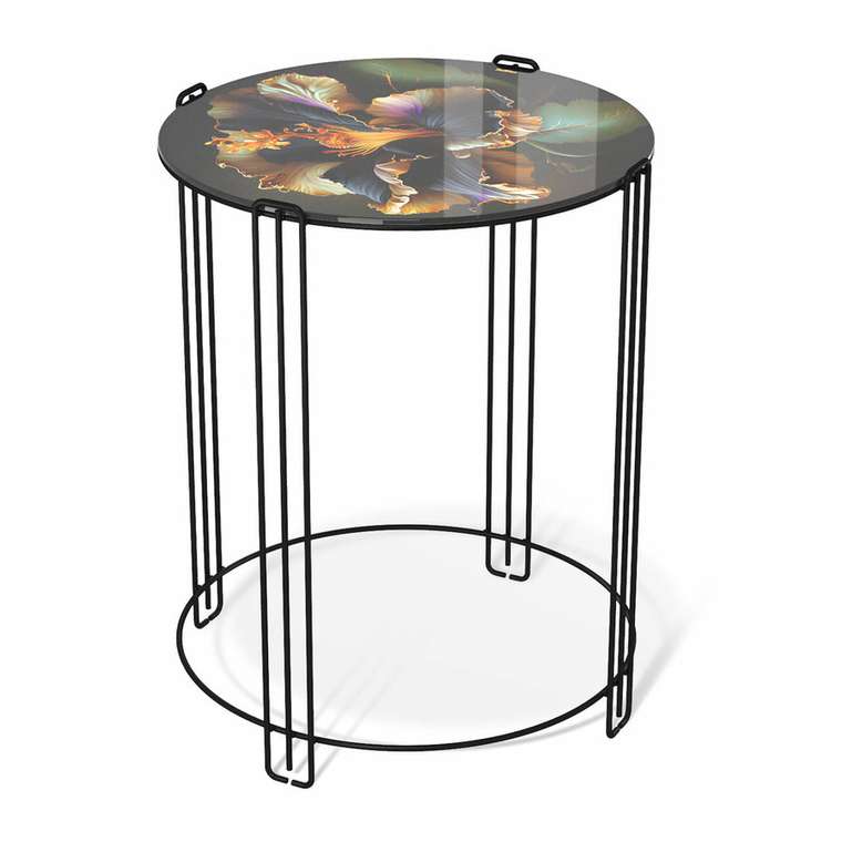 Кофейный стол Cosmic 36 со стеклянной столешницей