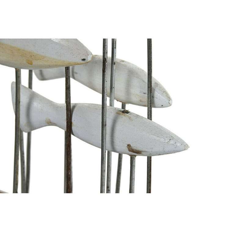 Декоративная фигура Белый Коричневый Спирали 45 x 15 x 100 cm
