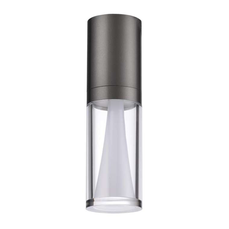 Потолочный светильник Odeon Light Defance 7143/4CL черный gun powder/акрил/металл IP20 LED 4W 280Лм 3000K 180° 220V