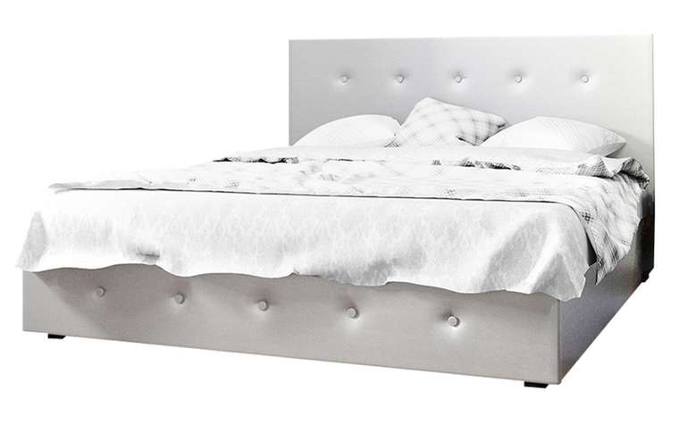 Кровать с подъемным механизмом Венера-10 140х190 белого цвета