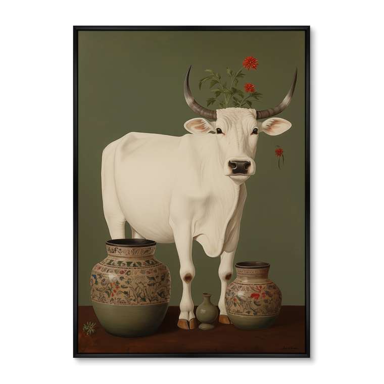 Репродукция картины Cows, No 1, 2024г.