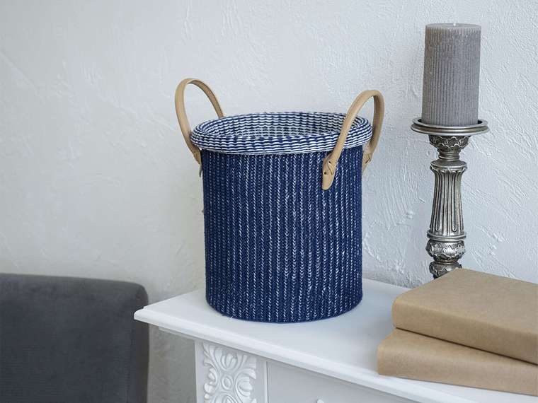 Корзина Todi Blue M синего цвета
