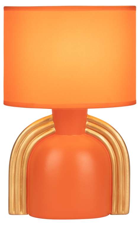 Настольная лампа Bella Б0057263 (ткань, цвет оранжевый)