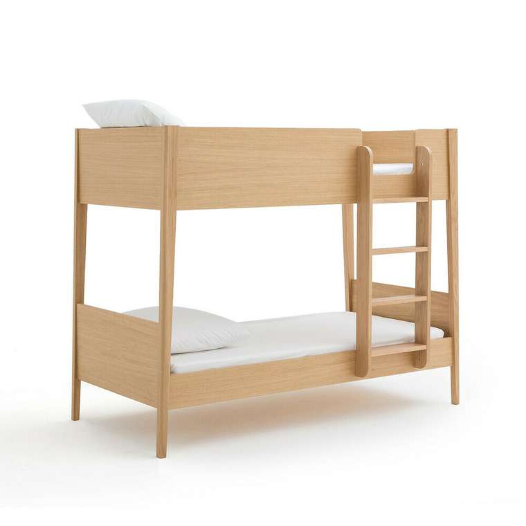 Двухъярусная кровать Alceste 90x190 бежевого цвета