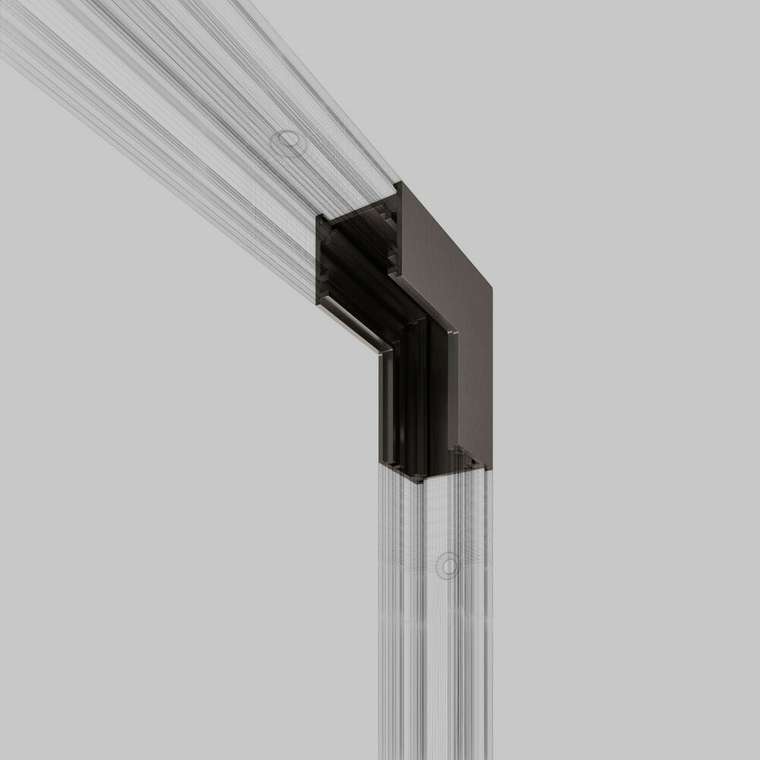 Titan Line Коннектор угловой внутренний для накладного шинопровода титан 85225/00 Line Magnetic