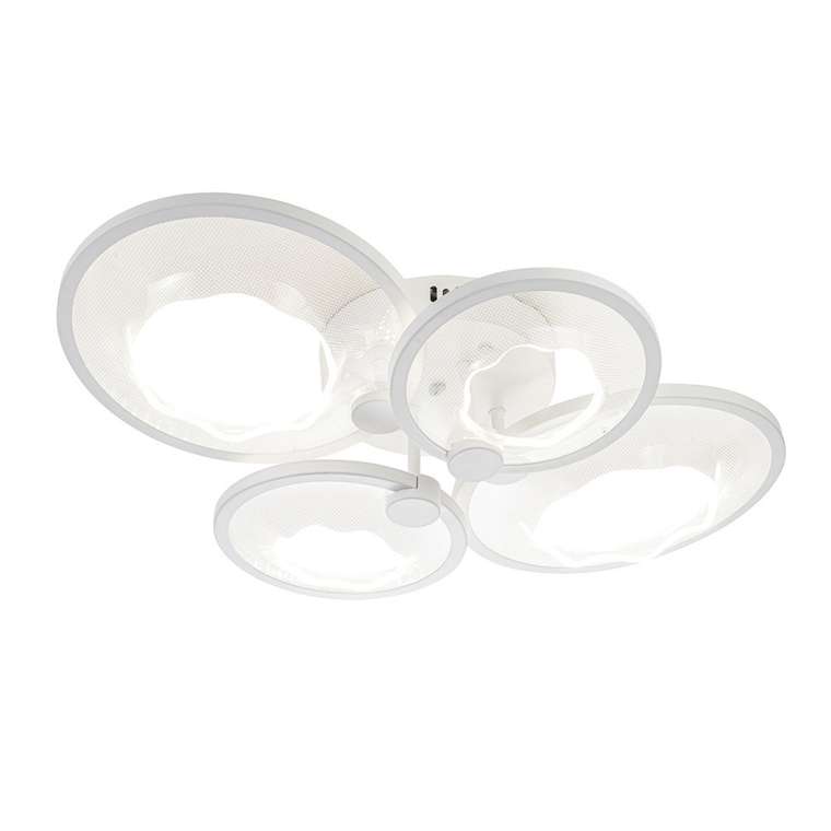 Потолочная люстра светодиодная Escada Quasar 10261/4LED 68W White