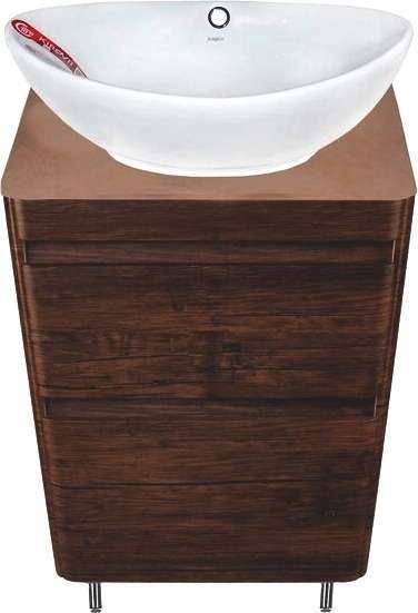 Тумба с раковиной Атлантика коричневого цвета нет фото в открытом виде 