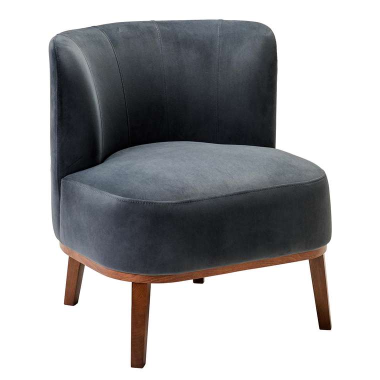 Кресло Шафран темно-серого цвета