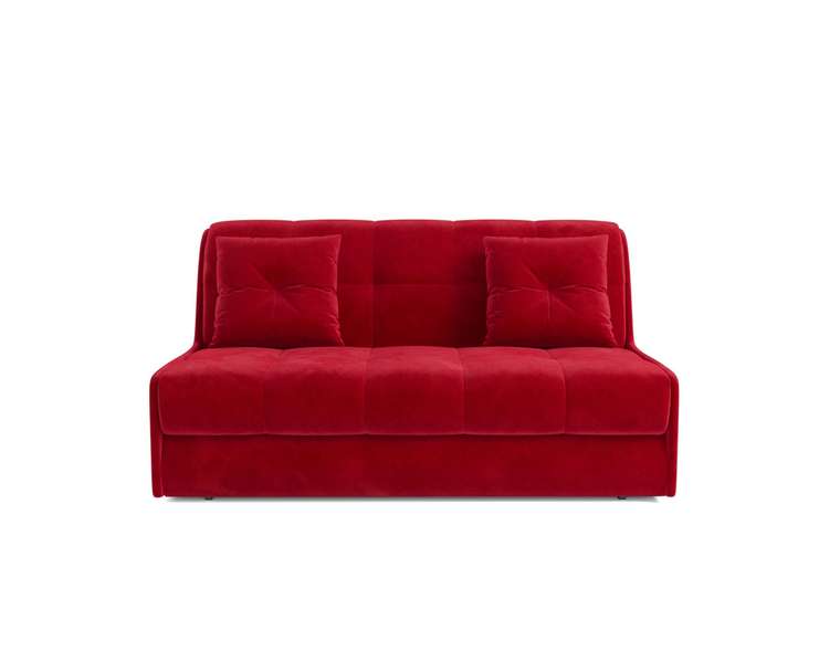 Диван-кровать Барон 2 красного цвета
