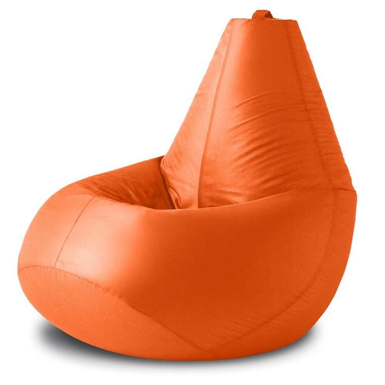 Кресло-мешок груша XXXXXL-Мега оранжевого цвета